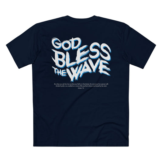GOD BLESS THE WAVE TEE (BACK)